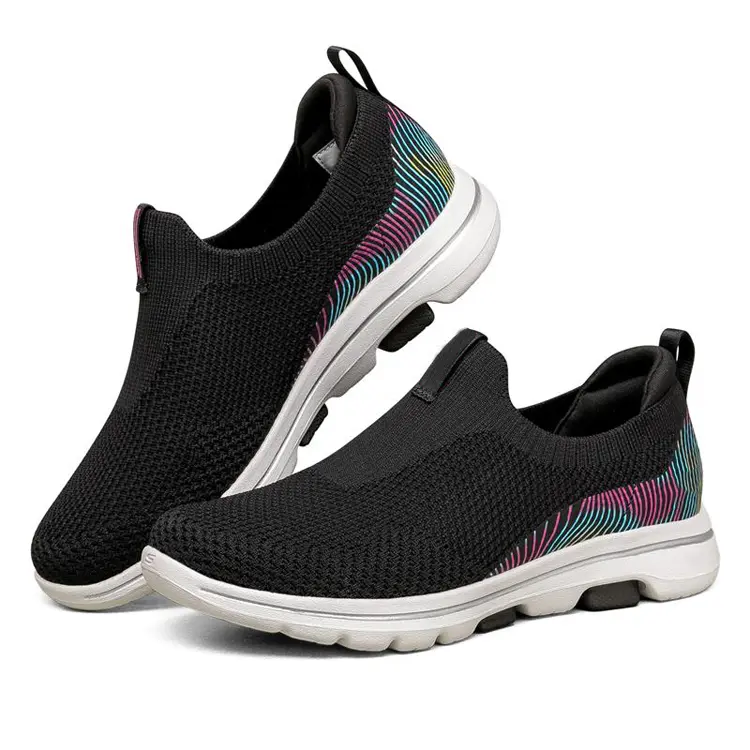New Design Breathable Slip-On Loafers Walking Sneakers Sports Running Men Casual Shoes