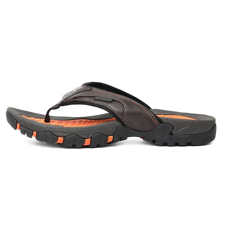 China Manufacturers Factory Customized Logo Size Color Summer Beach Men Flip Flops Featured Image