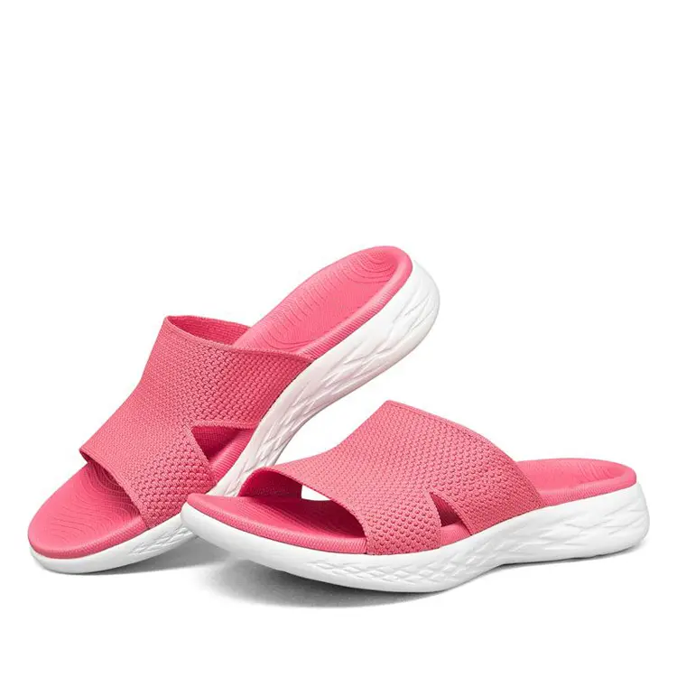 China Brand Customized High Quality Designer Sandals Famous Brands Indoor Outdoor Flat Shoes Womens Slides Footwear Featured Image