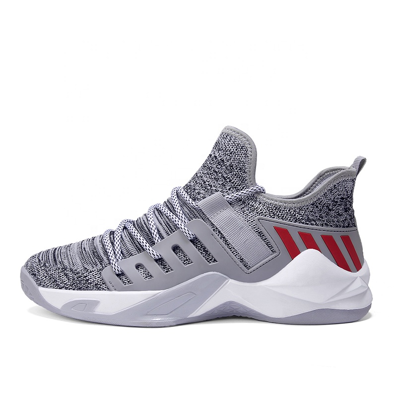 New Designer Hot Sale OEM Basketball Shoes Box EVA MD Rubber Top Level Top Grade Knit Custom Shoes Men Casual Sneaker